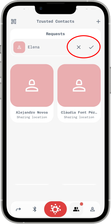 Paso 3 - AÑADE A TUS CONTACTOS DE EMERGENCIA